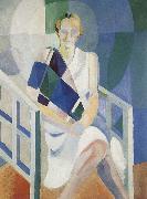 Delaunay, Robert Study of Mrs Ham-s Painting oil